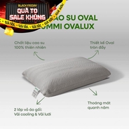 Gối cao su thiên nhiên Gummi Ovalux