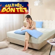 Combo Gối ôm Poppy kèm vỏ gối cooling