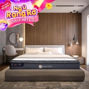 Nệm lò xo túi độc lập Amando Elite Plus giảm tiếng ồn dày 25cm