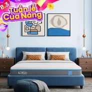 Nệm foam iComfy Coolax massage thoáng mát dày 15cm