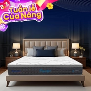 [Mới - Độc quyền] Nệm lò xo túi độc lập 3 vùng Dunlopillo de.Stress Powerful