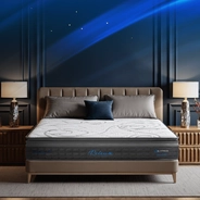 Nệm lò xo Dunlopillo de.Stress Release túi độc lập phân 5 vùng nâng đỡ chuyên sâu