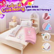 Bộ tấm trải trẻ em đi học Goodnight Deepsleep Thỏ TC002