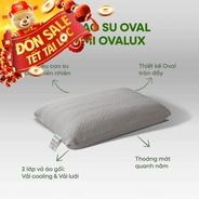 Gối cao su thiên nhiên Gummi Ovalux