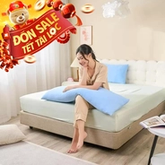 Combo Gối ôm Poppy kèm vỏ gối cooling