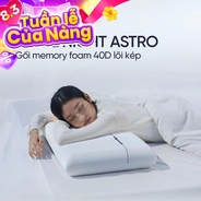 Gối ngủ sâu Memory foam 40D Goodnight Astro lõi kép