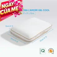 Gối memory foam Doona L'amore cool gel mát lạnh