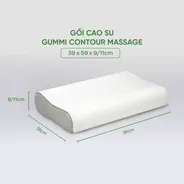 Gối cao su Gummi Contour giảm nhức mỏi, massage cổ vai gáy