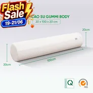 Gối ôm Cao su Gummi Body 100% thiên nhiên thoáng mát