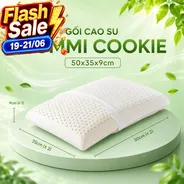Gối cao su Gummi Cookie 100% thiên nhiên nâng đỡ, giảm căng cơ