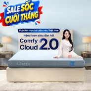 Nệm foam Comfy Cloud 2.0 siêu đàn hồi dày 15cm