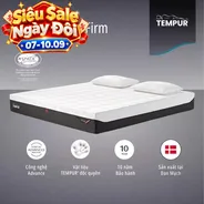 (Phiên bản giới hạn) Nệm Foam Tempur Pro Plus Firm cân bằng trọng lực dày 25cm