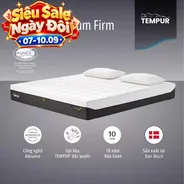 (Nhập Khẩu Đan Mạch) Nệm Foam Tempur Pro Plus Medium Firm tương thích toàn diện dày 25cm