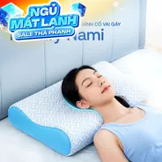 [BST Ngủ Mát] Gối foam Comfy Nami Băng Lạnh Công Thái Học