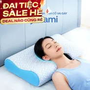 [BST Ngủ mát] Gối foam Comfy Nami ngủ nhanh mây tuyết, định hình cổ vai gáy