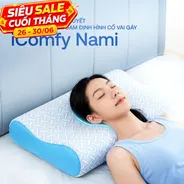 [BST Ngủ mát] Gối foam Comfy Nami ngủ nhanh mây tuyết, định hình cổ vai gáy