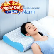 [BST Ngủ mát] Gối foam Comfy Nami ngủ nhanh mây tuyết, định hình cổ vai gáy