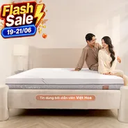 Nệm foam làm mát, kháng khuẩn nâng đỡ 5 vùng Comfy Lux 1.0