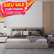 Nệm foam Comfy Lux 2.0 cao cấp kháng khuẩn kép dày 22cm