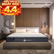 Nệm lò xo túi độc lập Amando Elite Plus giảm tiếng ồn dày 25cm