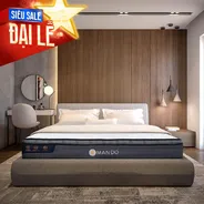 Nệm lò xo túi độc lập Amando Elite Plus giảm tiếng ồn dày 25cm