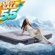 Nệm lò xo túi độc lập Amando Elite Plus ngủ mát, êm sâu dày 25cm