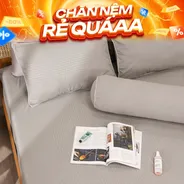 Bộ Ga chun microfiber Amando Ellie họa tiết 4 chi tiết