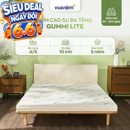 Nệm cao su đa tầng Gummi Lite giá tốt dày 10cm