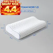 Gối foam Goodnight Nori 1.0 lượn sóng nâng đỡ cổ vai gáy