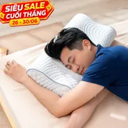 Gối foam Goodnight Nori 1.0 lượn sóng nâng đỡ cổ vai gáy