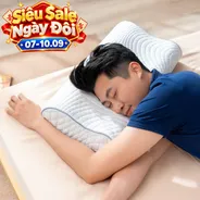 Gối foam Goodnight Nori 1.0 lượn sóng nâng đỡ cổ vai gáy