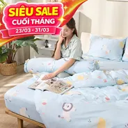 Bộ ga chun sợi gỗ thiên nhiên tencel Amando Aleena 4 chi tiết