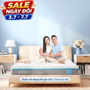 [BST Ngủ Mát] Nệm foam iComfy Coolax đa tầng thoáng mát, massage thư giãn dày 15cm