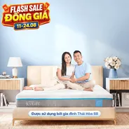 [BST Ngủ Mát] Nệm foam iComfy Coolax đa tầng thoáng mát, massage thư giãn dày 15cm