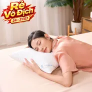 Gối lông vũ nhân tạo Goodnight Mochi siêu êm chuẩn khách sạn 5 sao