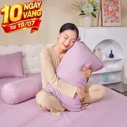 Bộ chăn ga chun Amando Rina 5 chi tiết thông thoáng, mềm mại