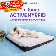 Nệm foam Kikoo Mát Lạnh Goodnight Active Hybrid Từ Đức