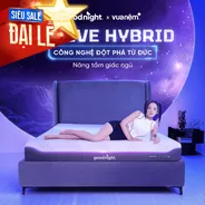 Nệm foam công nghệ Đức Goodnight Active Hybrid dày 20cm