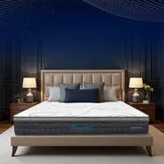 [Mới - Độc quyền] Nệm lò xo túi độc lập 3 vùng Dunlopillo de.Stress Powerful