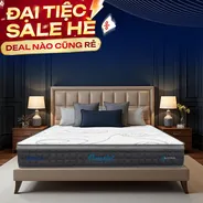 [Mới - Độc quyền] Nệm lò xo túi độc lập 3 vùng Dunlopillo de.Stress Powerful