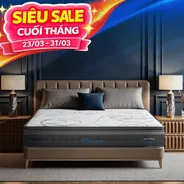 Nệm lò xo Dunlopillo de.Stress Release túi độc lập phân 5 vùng nâng đỡ chuyên sâu