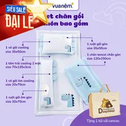 Bộ tấm trải trẻ em đi học Goodnight Deepsleep Khủng Long TC001
