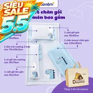 Bộ tấm trải trẻ em đi học Goodnight Deepsleep Khủng Long TC001