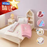 Bộ tấm trải trẻ em đi học Goodnight Deepsleep Thỏ TC002
