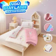 Bộ tấm trải trẻ em đi học Goodnight Deepsleep Thỏ TC002