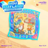 Khăn Goodnight Bandana lụa latin phiên bản linh vật