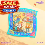 Khăn Goodnight Bandana lụa latin phiên bản linh vật