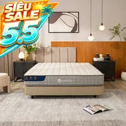 Nệm lò xo Amando Elite Flip túi độc lập thiết kế 2 mặt linh hoạt dày 24cm