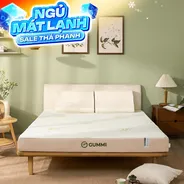 Nệm cao su Gummi Hybrid - công nghệ đa tầng, gấp 2 kháng khuẩn, siêu thoáng mát