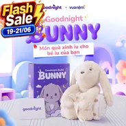 Bộ chăn thú bông Goodnight Bebé Bunny (Bán theo Set)